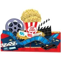 papercrush Geburtstagskarte Popcorn Pop-Up Karte