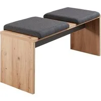 Innostyle Essbank Memphis Sitzbank, 130x49x40cm (B/H/T) (1-St), 2 Klemmkissen