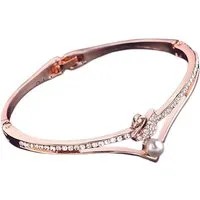 Shining Diva Armband Italian Designer Swan Crystal Studded Bracelet (Modischer Kunstschmuck, Für Frauen & Mädchen, Langlebige Ausführung), Langlebige Ausführung