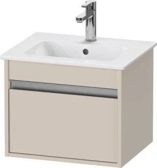 Duravit Ketho Waschtischunterbau wandhängend Taupe Matt 500x412x410 mm - KT640409191 KT640409191