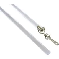 GARDINIA Schleuderstab Kunststoff mit Metallhaken, Vorhangschiene, (Set, 2-St), Serie Flächenvorhang-Technik Atlanta 3-läufig