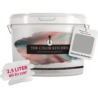 A.S. Création Wand- und Deckenfarbe Seidenmatt Innenfarbe THE COLOR KITCHEN, für Wohnzimmer Schlafzimmer Flur Küche, versch. Grautöne