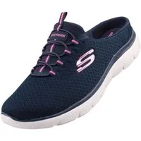 Skechers 149529-NVHP Clog Leichter Freizeitschuh mit offenem Fersenteil