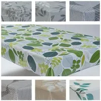 laro Tischdecke Wachstuchtischdecke Blatt Mix PVC Eckig