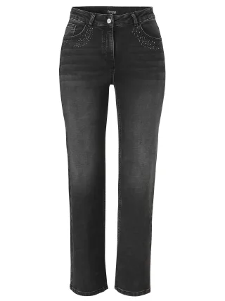 Frapp - Hose lang gerades Bein Jeans anthra denim - Gr. - 46