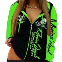 Jaylvis Collegejacke Damen Collegejacke Sweatjacke Sportjacke Joggingjacke mit Kapuze mit Kapuze