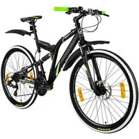 Galano Mountainbike Volt DS, 21 Gang, Kettenschaltung, 26 Zoll Jugendfahrrad MTB Fully ab 160 cm für Mädchen und Jungen