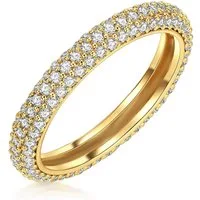 Lulu & Jane Fingerring gelbgold, mit Zirkonia