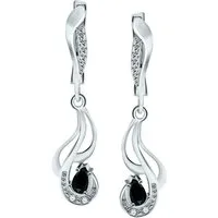Limana Paar Ohrhänger echter Saphir Edelstein blau 925 Silber hängende Damen Ohrringe (Weihnachten, inkl. Geschenkdose- und Tasche Weihnachtsgeschenk Muttertag Geburtstag), Geschenk für Ehefrau Sie Frauen Damen Freundin Mutter Oma