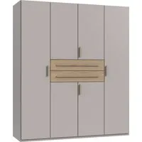 Wimex Drehtürenschrank Digit, erhältlich in den Breiten 180cm, 225cm oder 270cm (Schlafzimmer Schrank Bestseller in moderner Optik) Kleiderschrank inkl. zwei Schubkästen in zentraler Höhe