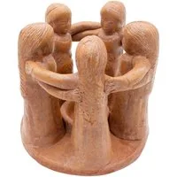 WORU Kerzenhalter Teelichthalter Kreis der Freundschaft, Frauen oder Engel, Kerzenhalter