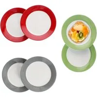 MamboCat Frühstücksteller 6x Variant Trio Kuchenteller Frühstücks-Teller Dessert 6 Personen