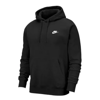 Nike - "Club" Hoodie zum Überziehen für Herren, Fleece (Schwarz/Weiß)