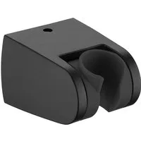 Aloni Handbrause TMX256B, (einzel, 1-tlg), Handbrausehalter Wand Duschhalter schwarz matt