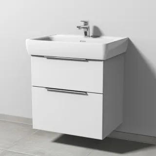 Sanipa 3way Waschtischunterbau zu Laufen Pro A Waschtisch mit 2 Auszügen, Weiß-Soft UM75743