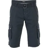 riverso Cargoshorts Herren Shorts RIVAnton Regular Fit Bermudashorts mit Gürtel