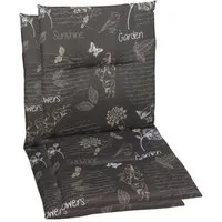 GO-DE Sesselauflage Amalfi, (Set, 2 St), 108x48 cm
