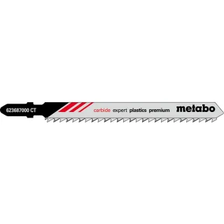 Metabo Stichsägeblätter expert plastics premium 91 / 3,3 mm HM - 3 Stück - 623687000