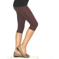SYS Caprileggings Kinder Mädchen Hose Capri Leggings Leggins 3/4 Knie blickdicht