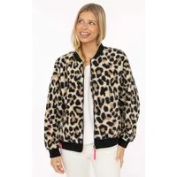 Zwillingsherz Bomberjacke "Classic Leo" stylisch,kuschelig, Rippbündchen