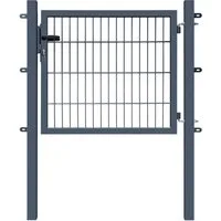 Fischer und Adamek Gartentor Gartentor BASIC Zauntor Gartenpforte, (Breite: 1000 Höhe: 800), inkl Schließzylinder, 3 Schlüssel