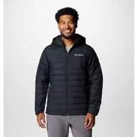 Columbia Steppjacke Powder Lite II Hooded Jacket mit Reißverschluss, in normaler Länge, wärmereflektierendes Material