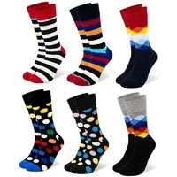 OCCULTO Basicsocken Herren Bunte Socken 6er Pack (Modell: Sigi) (6-Paar)