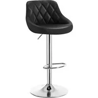 Woltu Barhocker (1 St), gepolsterte Sitzfläche Höhenverstellbar 360° Drehbar