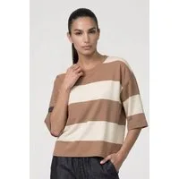 Monari Sweatshirt Sweatshirt Ringel + Colourblock Regular fit mit Streifen