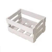 Kistenkolli Altes Land Allzweckkiste Weinkisten weiß neu 46x30x28 cm Obstkiste Holzkiste Dekokiste