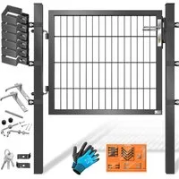 KESSER Gartentor, Gartentor Premium Gartentür aus Metall verzinktem Stahl