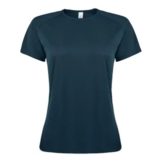 SOLS - "Sporty" T-Shirt für Damen Raglanärmel (Petrolblau)