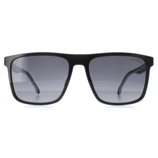 Carrera 8064/S 80S 9O schwarz-weiÃŸe Sonnenbrille mit dunkelgrauem Farbverlauf