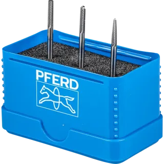 PFERD TOOLS Hartmetall Hochleistungskleinfrässtift Set 1303 MICRO 3-tlg. 3mm Schaft 3mm Feinbearbeitung - 21901303