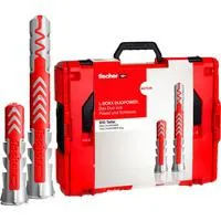 L-BOXX 102 DuoPower, Dübel hellgrau/rot, 910-teilig