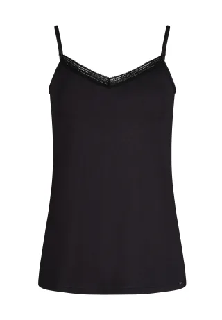 SKINY - SKINY Damen Spaghettishirt Natural Beauty black - Gr. - 44