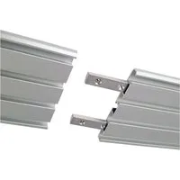 Bestlivings Gardinenschiene Verbinder 1er-Pack, Aluminium, Größe: 6cm Breit, 0,6cm Hoch, 1cm Tief
