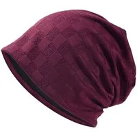 Coonoor Beanie Dünne und Leichte Jacquard Jersey Beanies Chemo Kopfbedeckung Mützen