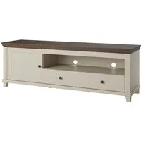 Lomadox Lowboard EPSOM-83, Fernsehschrank in Beige 1 Tür, 1 Schublade Softclose
