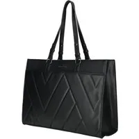 Christian Wippermann Umhängetasche Große Damen Tasche Schultertasche Bag Leder Optik (1 tlg), Handtasche