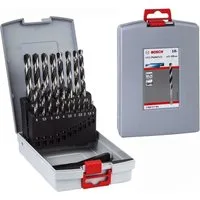 BOSCH Bohrer- und Bitset Bosch Metallbohrer-Set HSS PoinTeQ, ProBox, 19-teilig,DIN 338, 1-10 mm