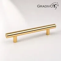 Gradivo Möbelgriff Schrankgriff Bügelgriff 653 - Gold, 128 mm