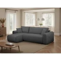 OTTO home Ecksofa JONAA L-Form, 241cm /Schlafsofa (133/200) OTTO. Verlässliche Qualität, Tonnentaschen-Federkern, Bettkasten, Cord, Struktur