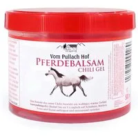 vom Pullach Hof Körpercreme PFERDEBALSAM CHILI GEL 500ml wärmend Pferdesalbe Pferdegel Sportgel 69, Wärmegel Massagegel Balsam Creme