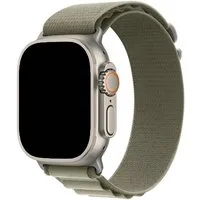 SmartUP Smartwatch-Armband für Apple Watch 11-1 / SE Ultra /3 Titan Alpine Nylon Ersatzband Sport, kompatibel mit allen Apple Watch Modellen, atmungsaktives Nylon