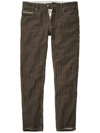 Mey & Edlich Herren Cappuccino-Jeans Braun 100 % Baumwolle