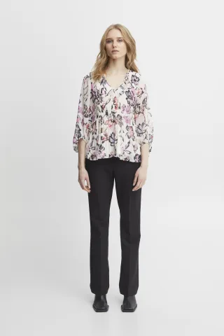 Kurzarm-Bluse IHELLY Kurzarm-Bluse Loose fit