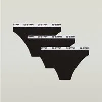 G-STAR Hipster FLUORITE, 3 PACK HIPSTER BRIEFS (Packung, 3-St) mit Logobund