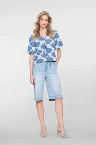 Geisha Fashion Women - 61323-10 bleached denim - Gr. - 38