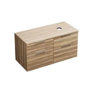 Burgbad Waschtischunterschrank Eqio 619x1200x550 Frassino Dekor Cappuccino, SGUU120RF3437 SGUU120RF3437